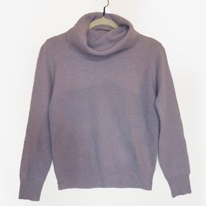 Evan Picone lilac cowl neck sweater